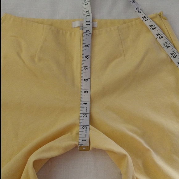 Chico's yellow capris - Picture 12 of 16
